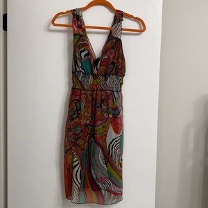 EUC•Fun Multi-Colored Mini Dress